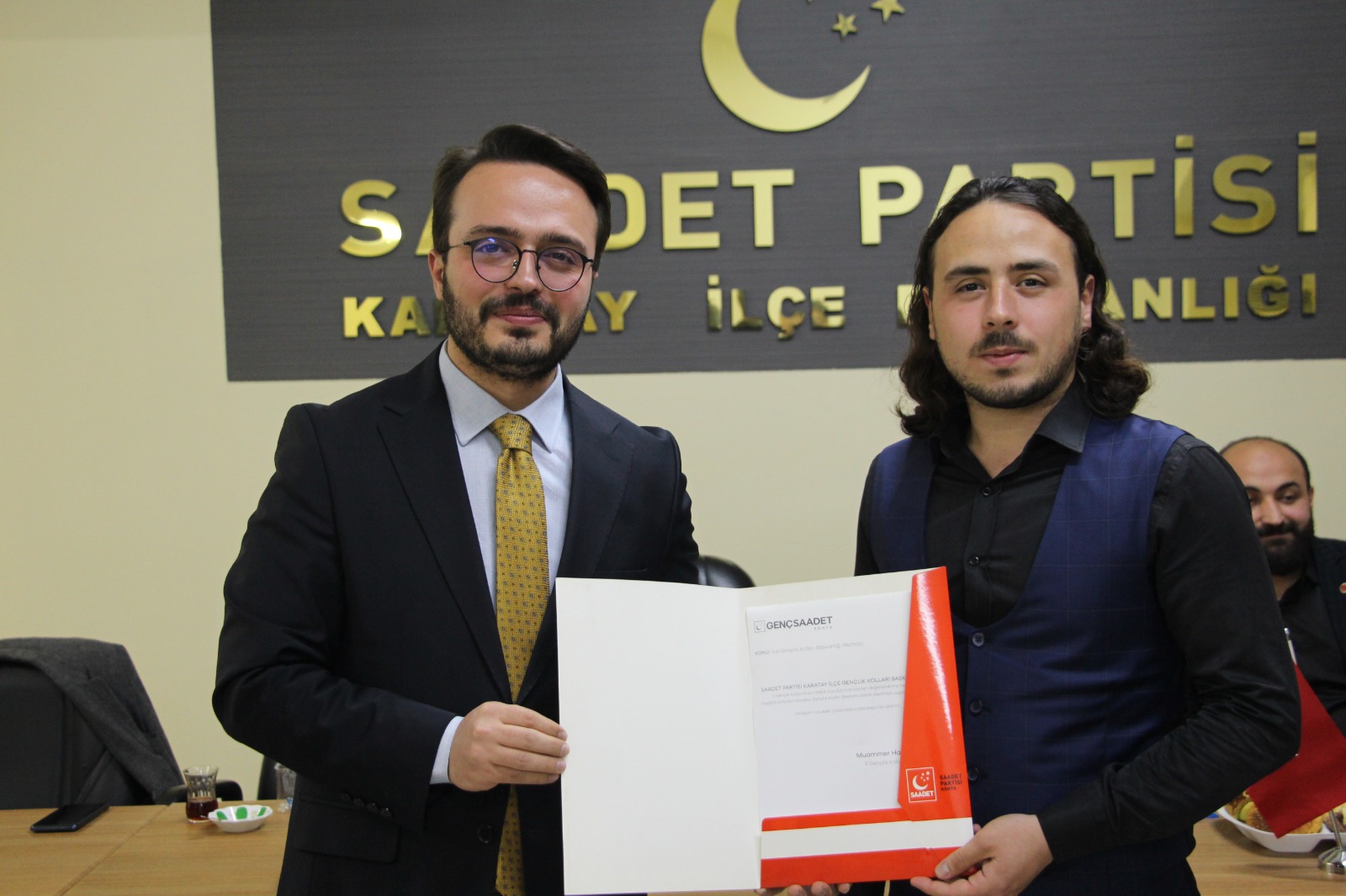 Karatay Saadet Partisi Gençlik Kollarında nöbet değişimi