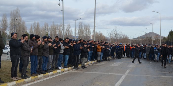 Bektaş’tan, Eti Alüminyum işçilerine destek