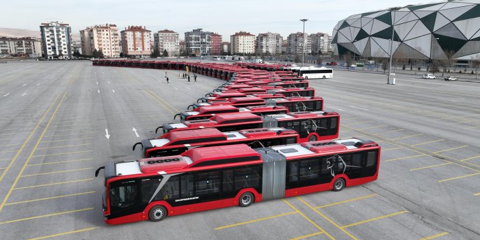 Konya'da otobüs filosu güçleniyor