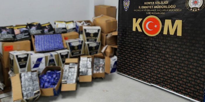 Konya'da dev kaçakçılık operasyonu