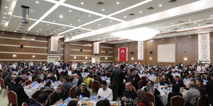 Konya protokolü şehit aileleri ve gazilerle iftarda buluştu