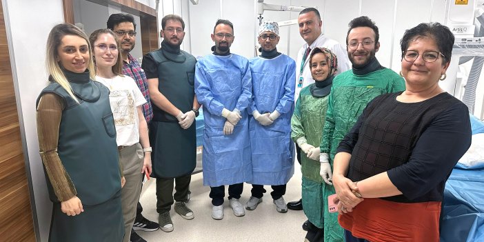 Akşehir Devlet Hastanesinde ilk anjiyo yapıldı