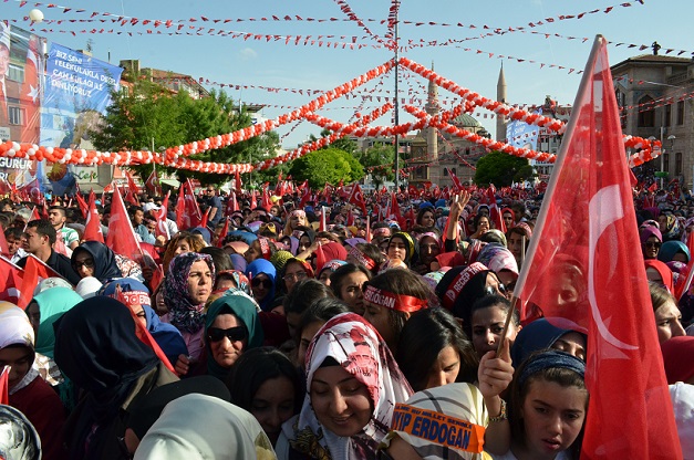 Aksaray'da Cumhurbaşkanı Coşkusu!