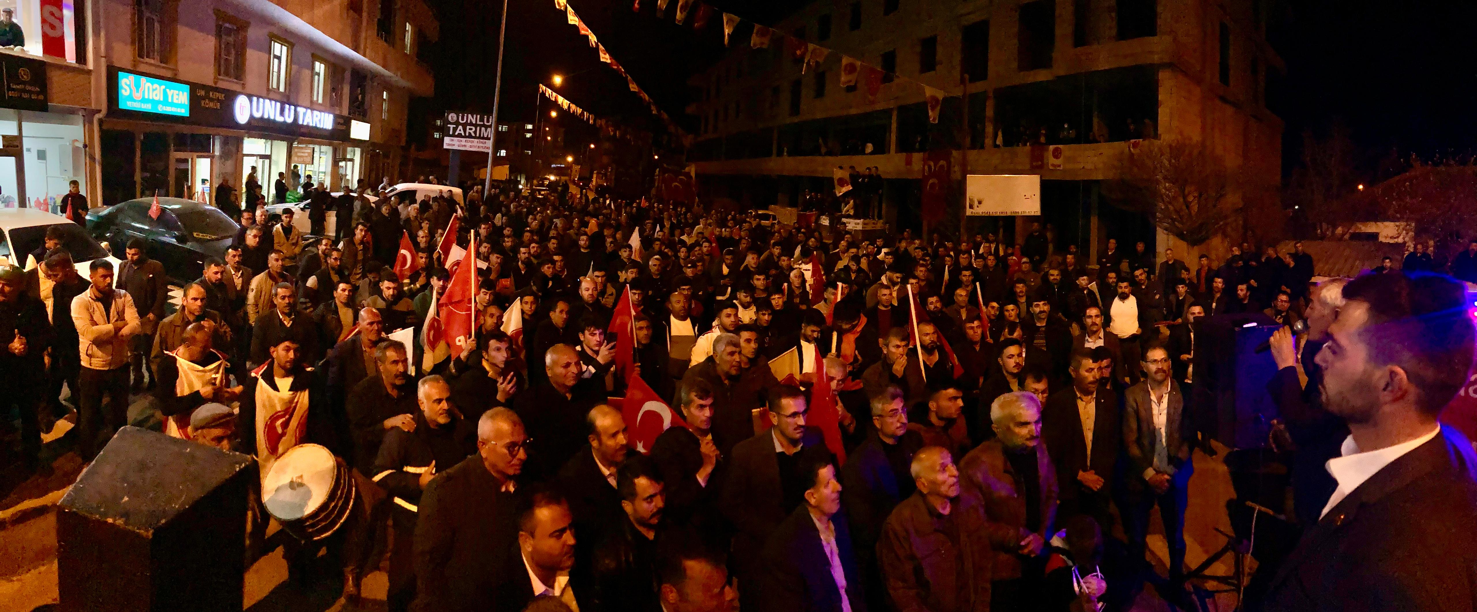 Mustafa Uz, "Adayımızın arkasında sadece Eskil halkı var"