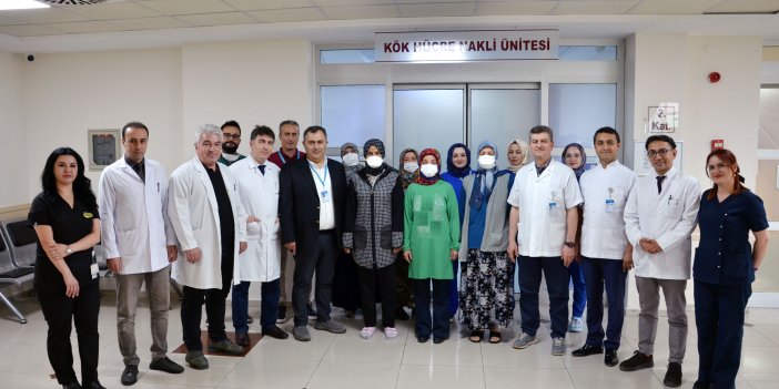 Konya'da üç hastaya kök hücre nakli yapıldı