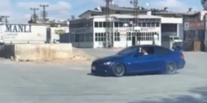 Konya'da drift yapan sürücü cezadan kaçamadı