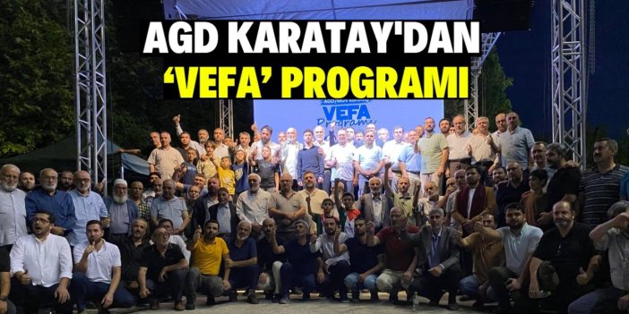 AGD Karatay mezunları  Konya'da hasret giderdi