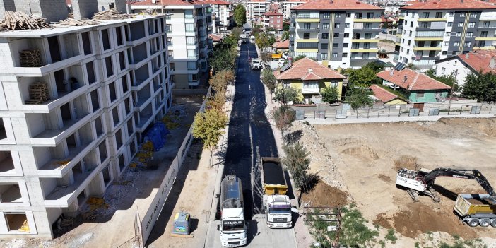 Sarıyakup Caddesi'nde yol çalışmaları sürüyor