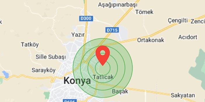 Konya'da yürekleri ağıza getiren deprem