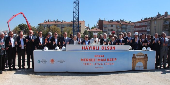 Merkez İmam Hatip'in temeli dualarla atıldı