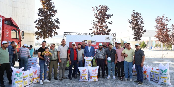 Konya Büyükşehir fide ve fidan desteğine devam ediyor