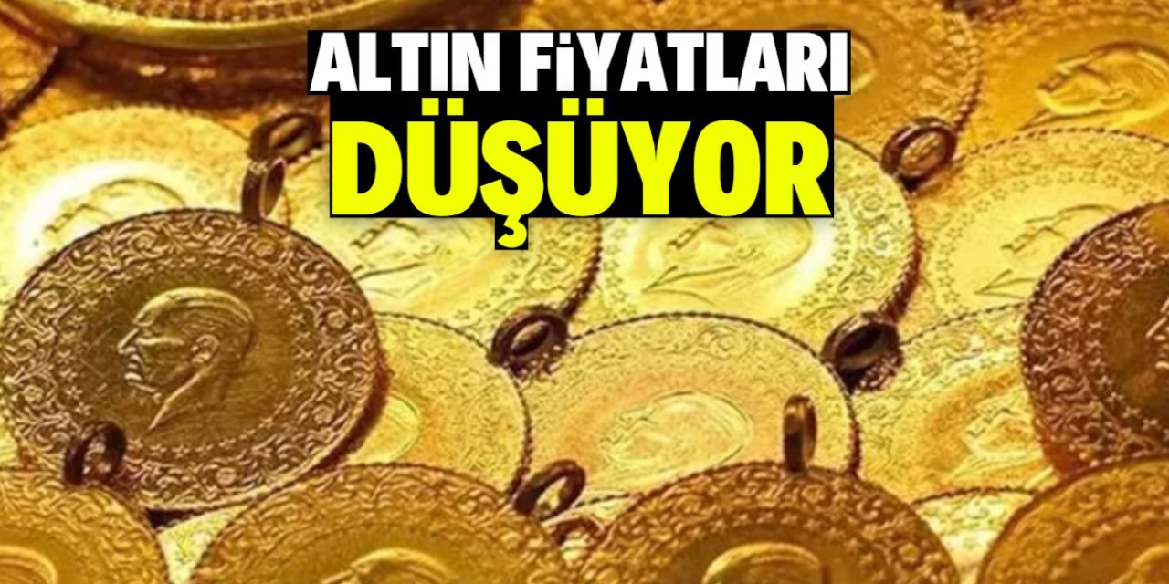 Altın düşüşe geçti