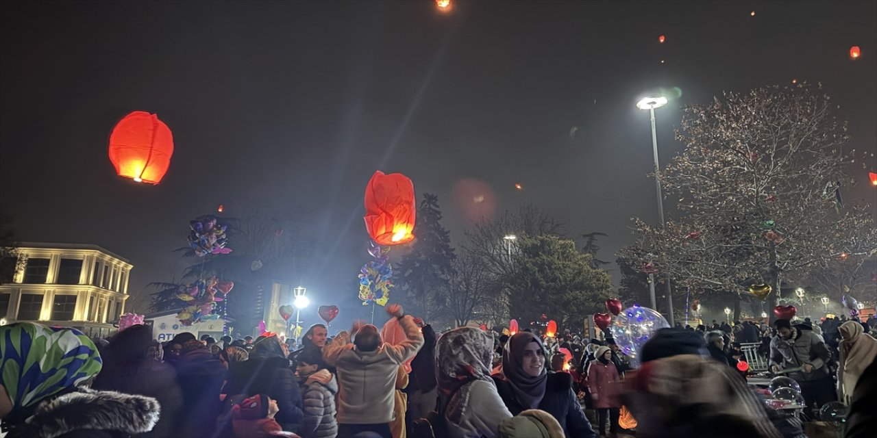 Konya'da fener alayı coşkusu