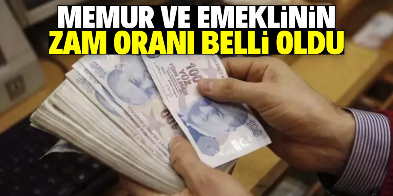 Memur ve emeklinin zam oranı belli oldu!