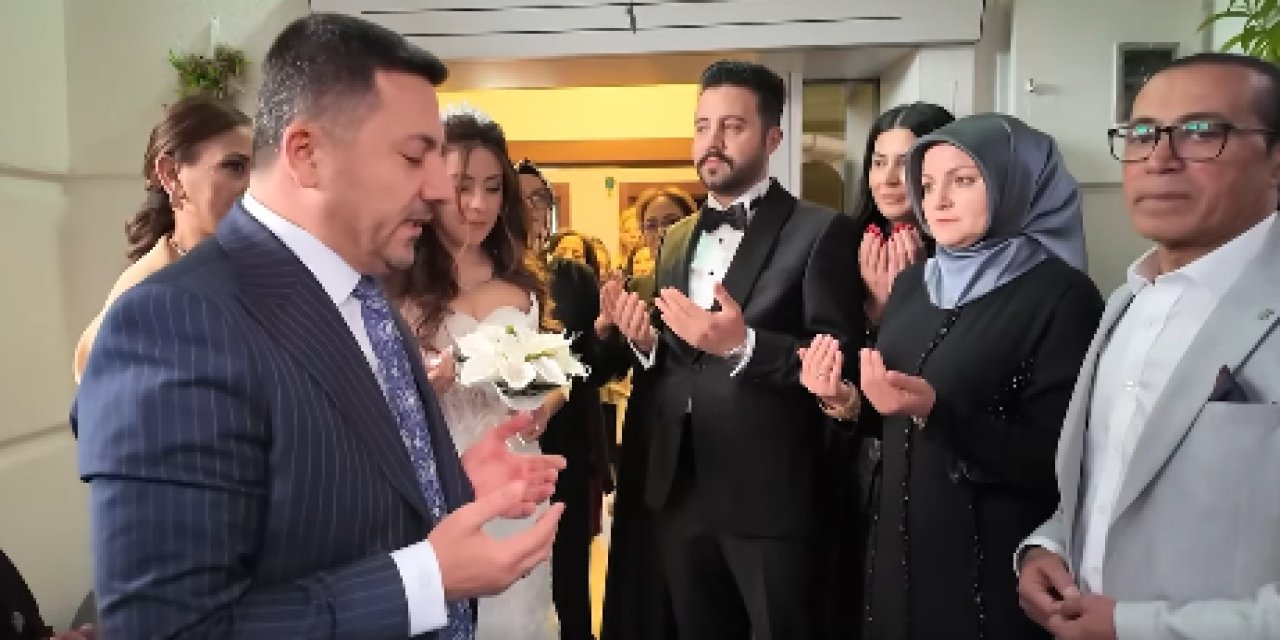 Belediye Başkanı, makam şoförünün gelin arabasını sürdü