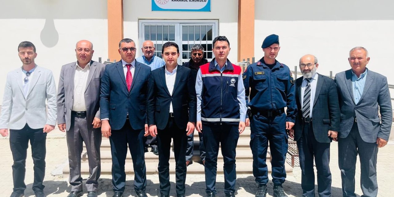 Kaymakam Yurddaş ve birim müdürleri Karakol Yaylası'nda