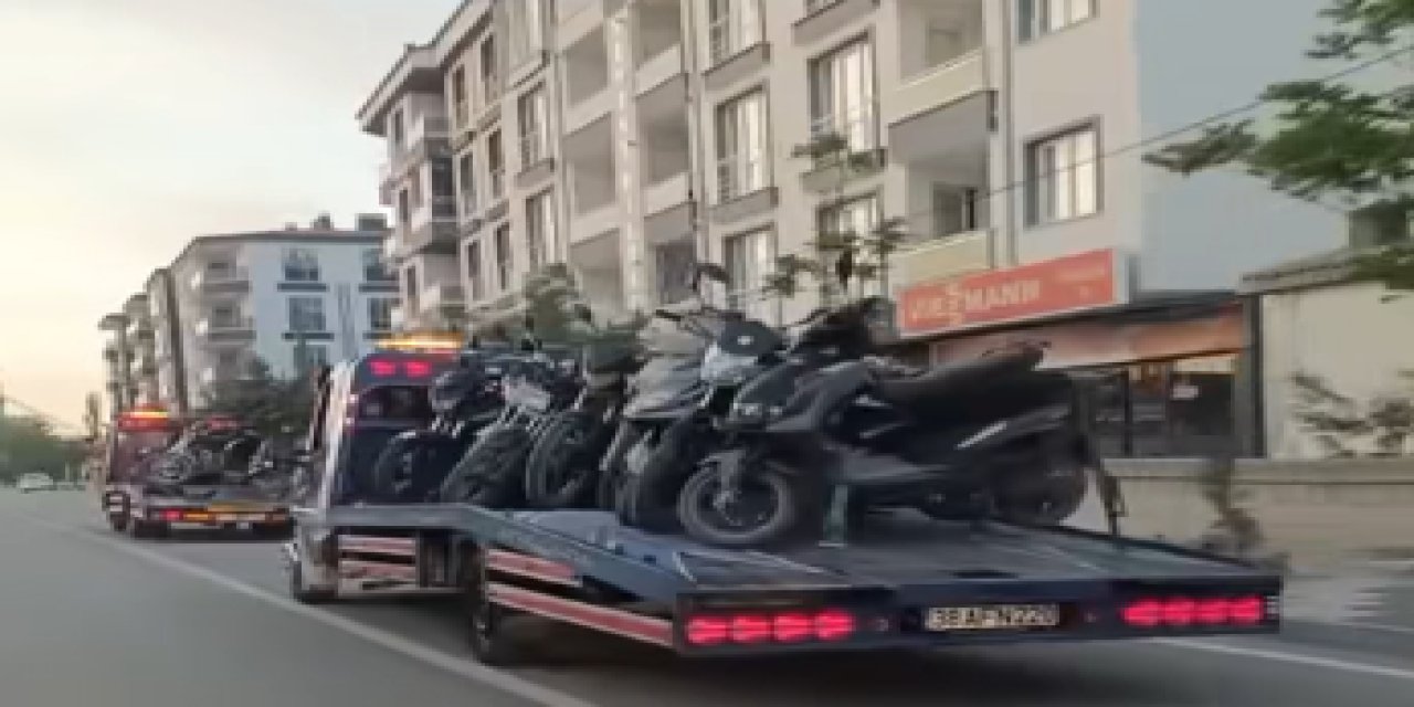 Eskil’de motosikletlere sıkı denetim