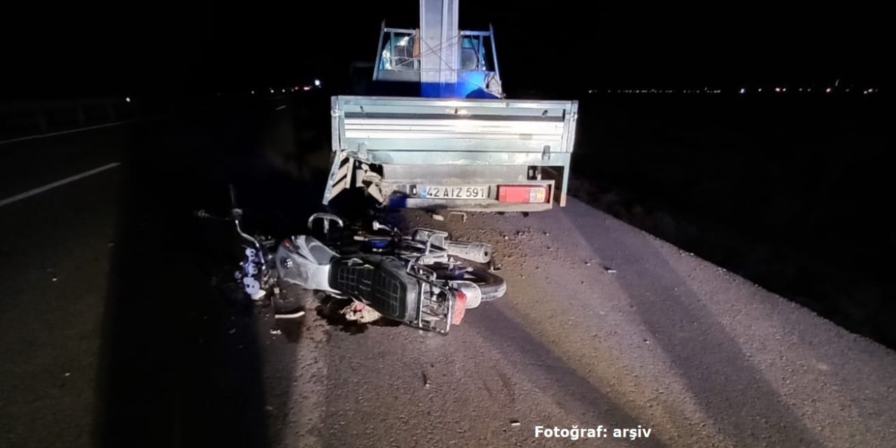 Eskil’de Motosiklet Kazası: 1 Yaralı