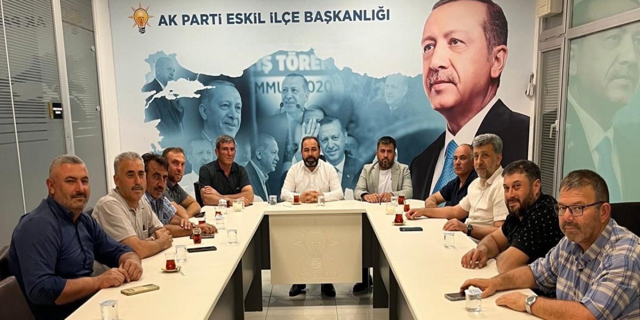 Eskil'deki Kooperatif Başkanlarından Bayram Yalvaç’a Ziyaret