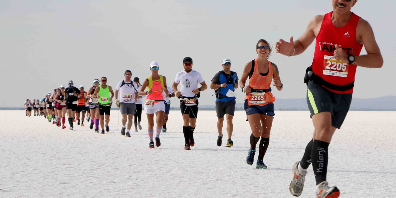 Dünyanın Tek Tuz Gölü Maratonu Eskil'de Yapılacak