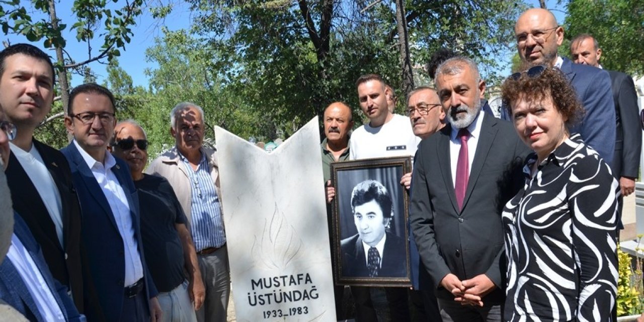 CHP Konya İl Başkanlığı, Mustafa Üstündağ’ı Ölümünün 42. Yılında Saygıyla Andı
