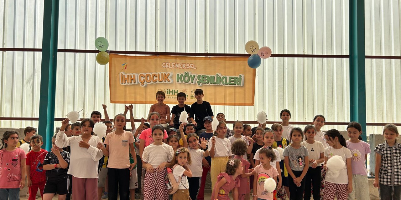 İHH Konya'dan Köy Çocuklarına Bayram Havası: Şenliklerle Yüzler Gülüyor