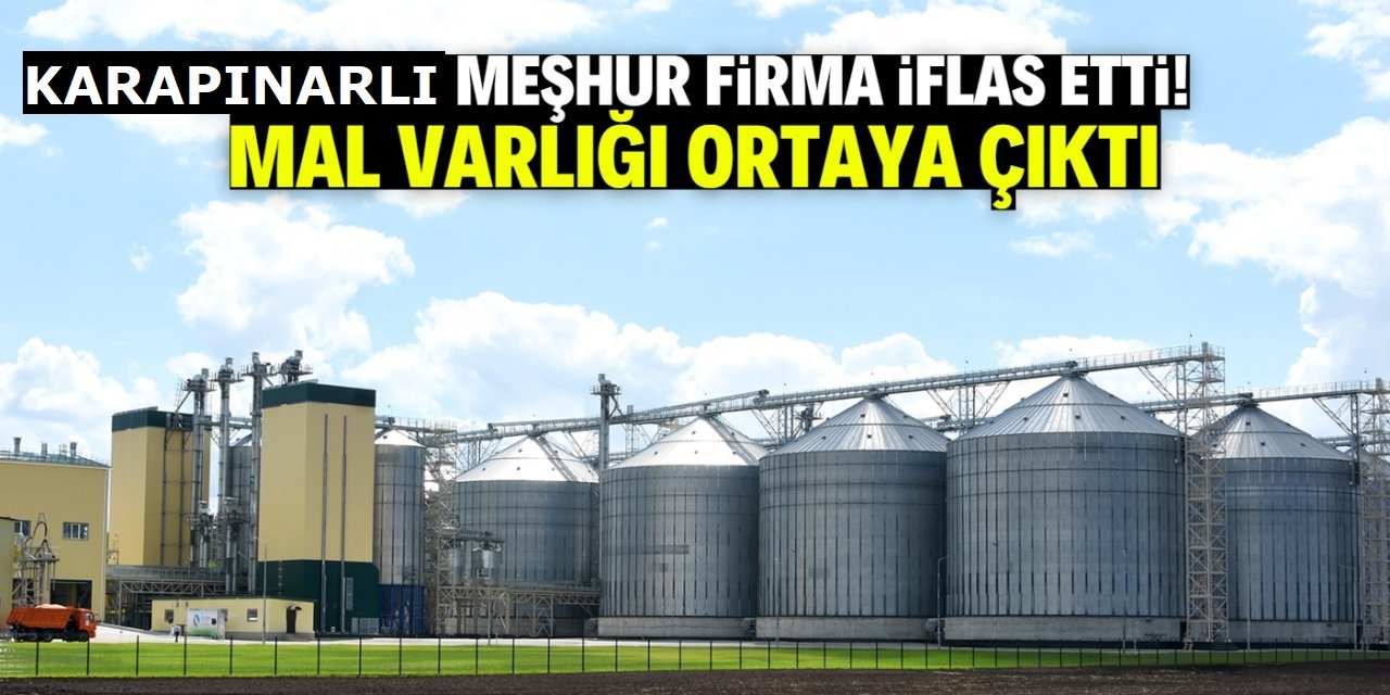 Karapınar’ın Köklü Tarım Firması İflas Etti: Masaya Ait Mal Varlığı Bulunamadı