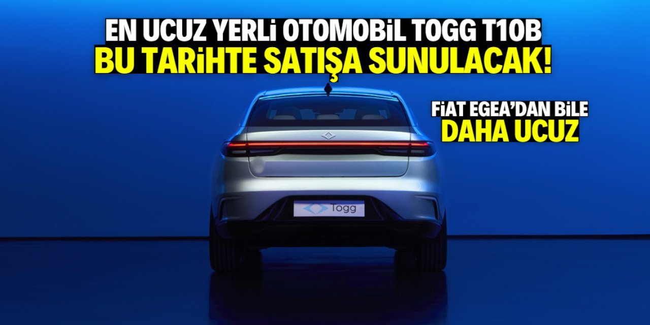 TOGG'dan Uygun Fiyatlı Hamle: T10B ile “Halkın Otomobili” Yolda