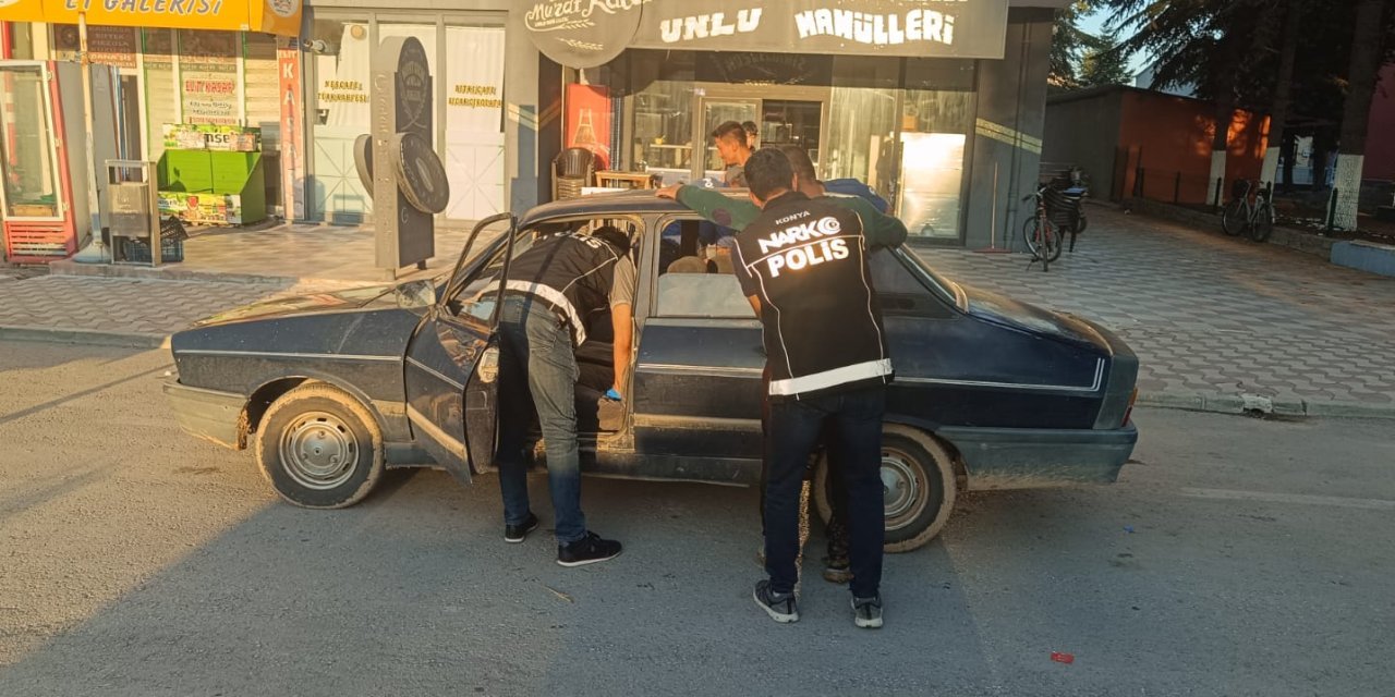 Konya’da Narkotik Ekiplerinden Uyuşturucu ve Trafik Denetimi