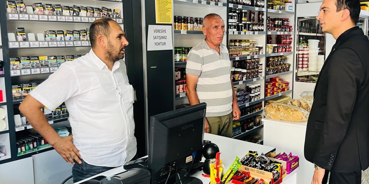 Kaymakam Harun Uzar, Esnaf Ziyaretlerinde İlçedeki İş Yerlerini Gezdi