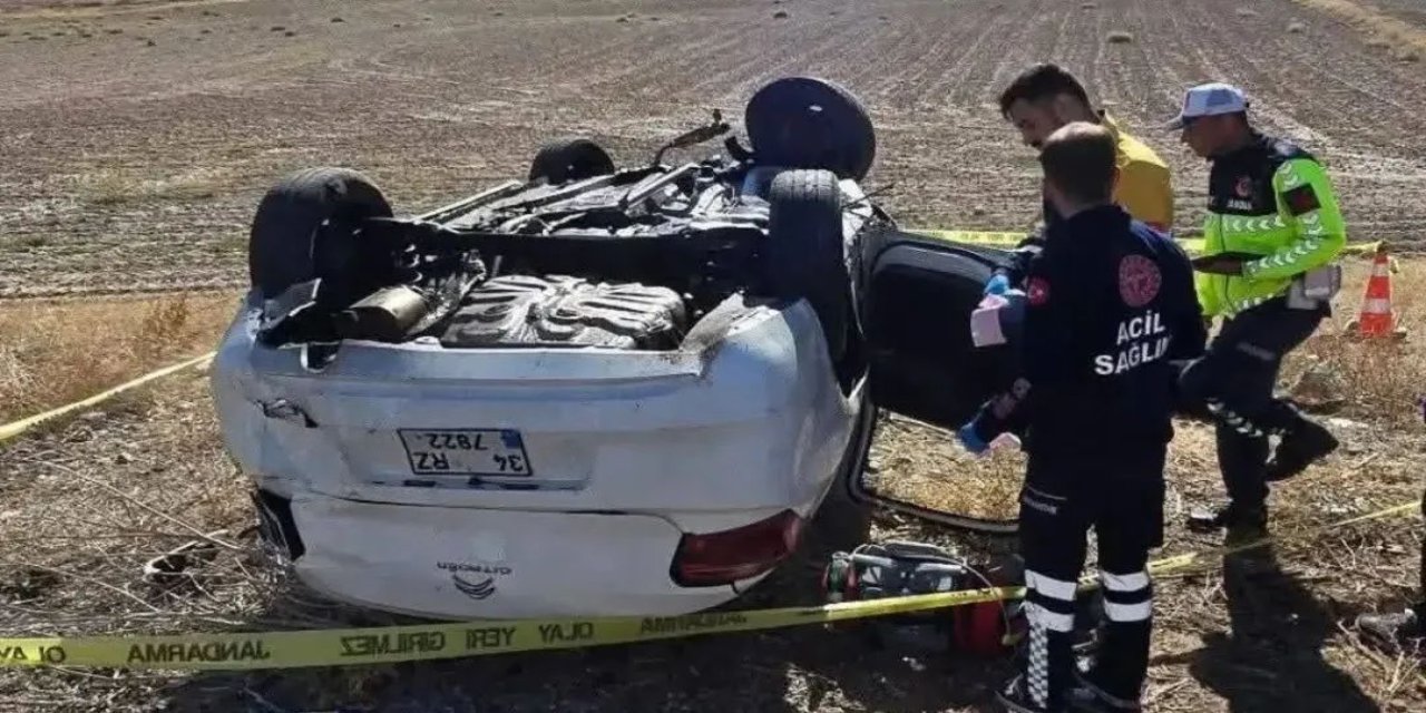 Konya'da Feci Kaza: Otomobil Şarampole Yuvarlandı, 3 Ölü 2 Yaralı