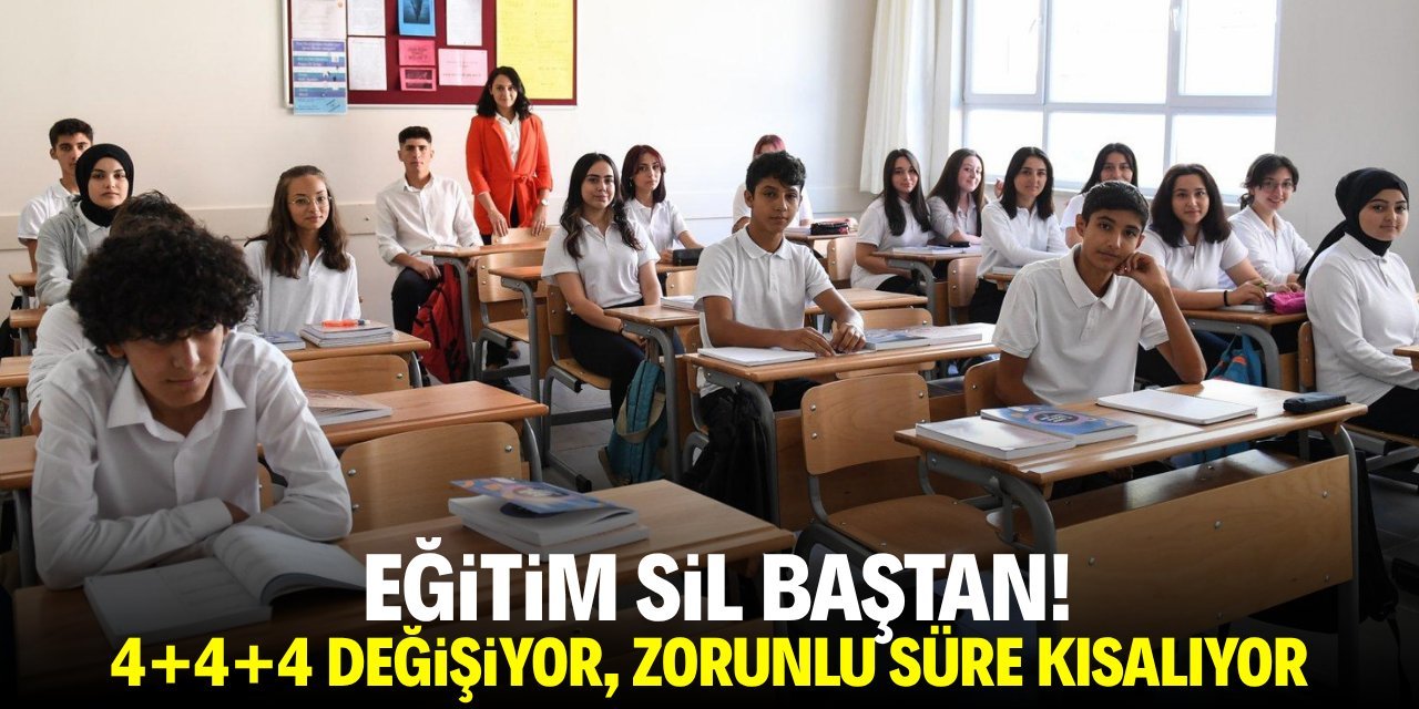 Zorunlu Eğitimde Yeni Dönem: 12 Yıl 10 Yıla İniyor