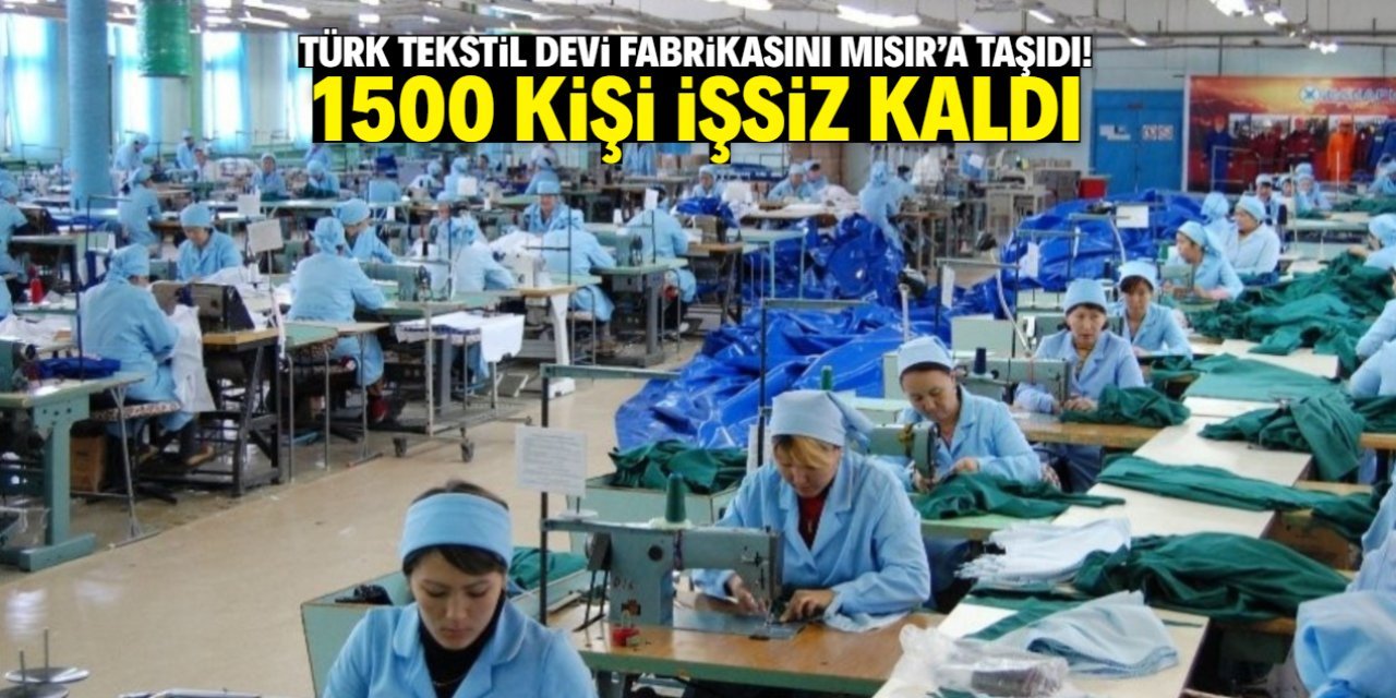 Colins, Aksaray’daki Fabrikasını Mısır’a Taşıdı: 1.500 Kişi İşsiz Kaldı