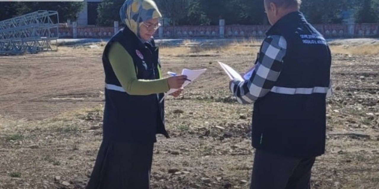 Aksaray’da Hazine Arazilerinin Tespiti İçin Saha Çalışmaları Devam Ediyor