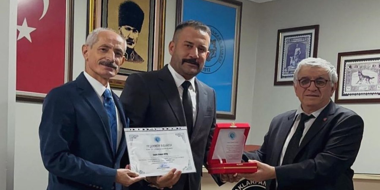 Türk Ocakları’ndan Konyalı İş İnsanı Ahmet Ateş’e “Ocağa Hizmet” Ödülü