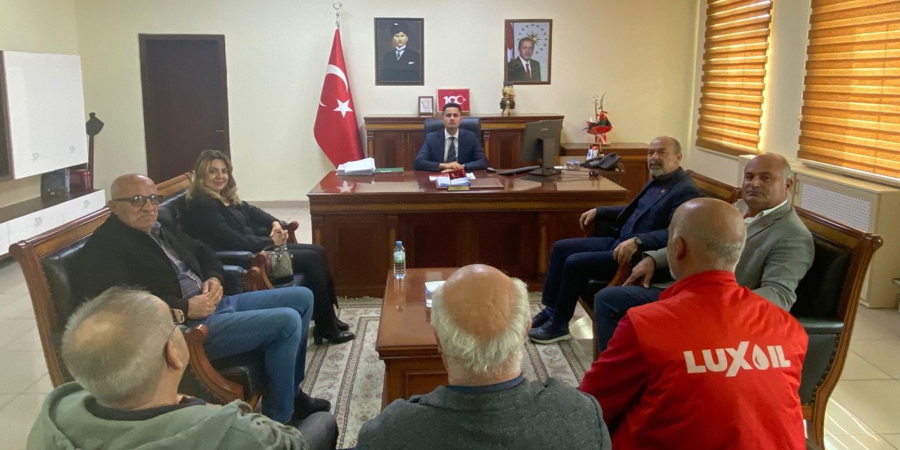 CHP Heyetinden Eskil Kaymakamı Taha Soydaş’a Ziyaret