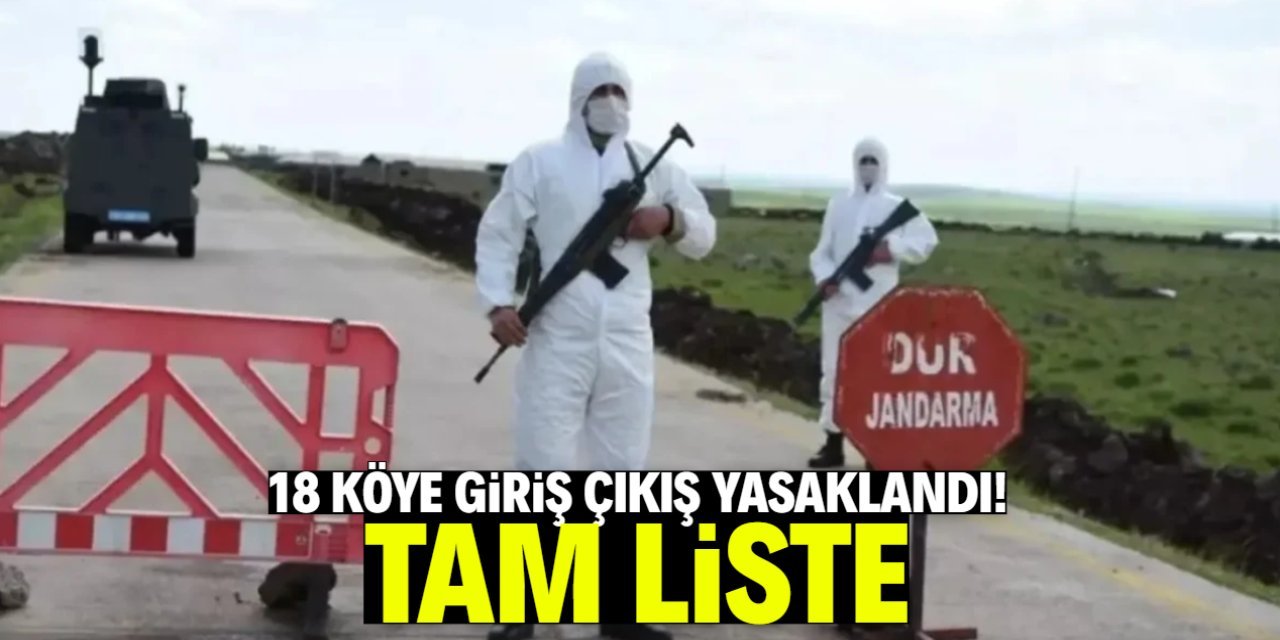 Şap Alarmı! 18 Köy ve 4 Mahalle Karantina Altında