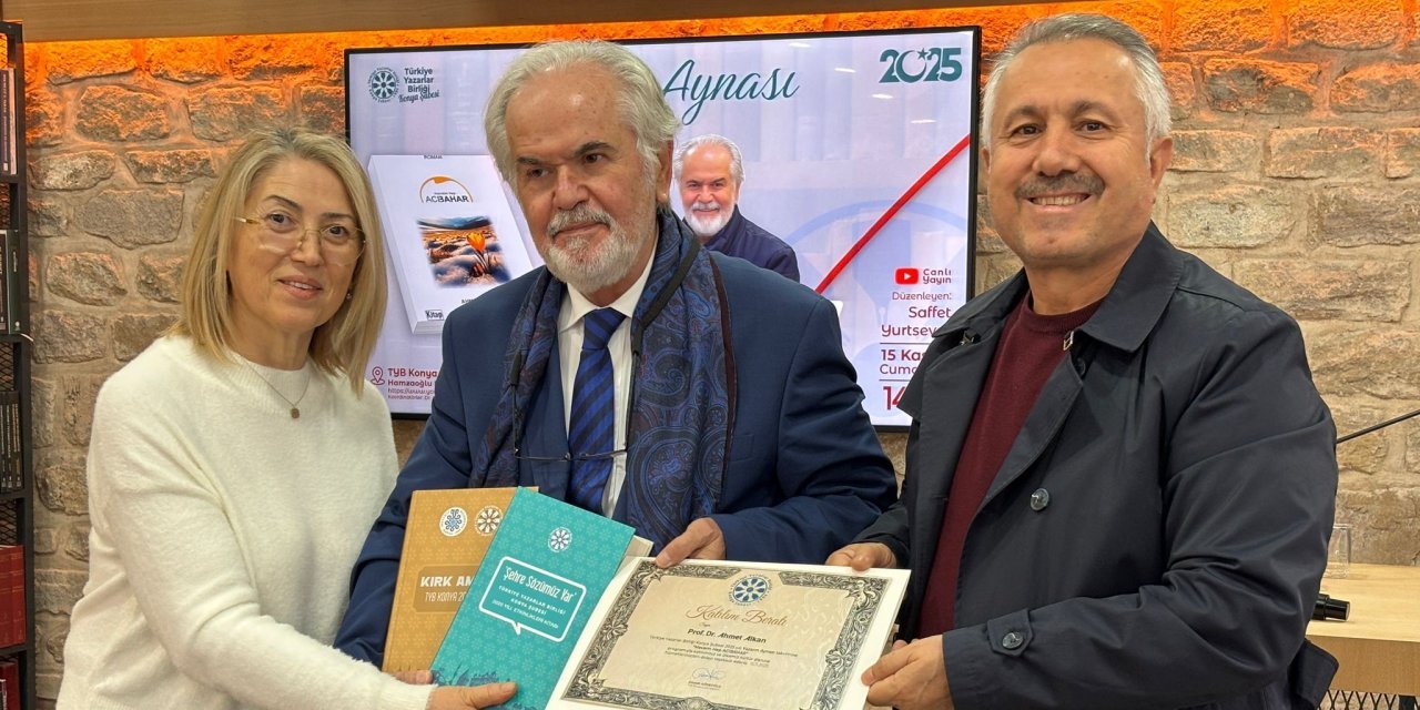 TYB Konya’da “Mevsim Hep Acıbahar” söyleşisi düzenlendi