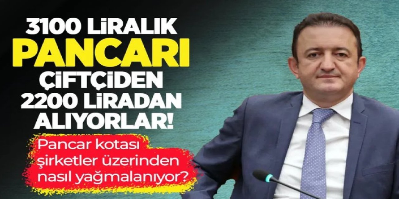 CHP’li Barış Bektaş: “Pancar üreticisi aracıların insafına bırakıldı”