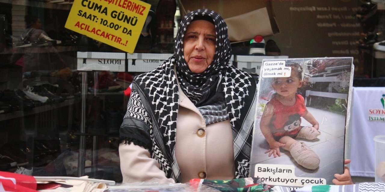 Konya Gedavet Meydanı’nda Gazze’ye destek kermesi: