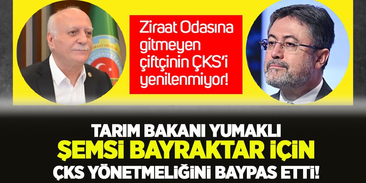 Ziraat Odasına Gitmeyen Çiftçinin ÇKS'si Yenilenmiyor