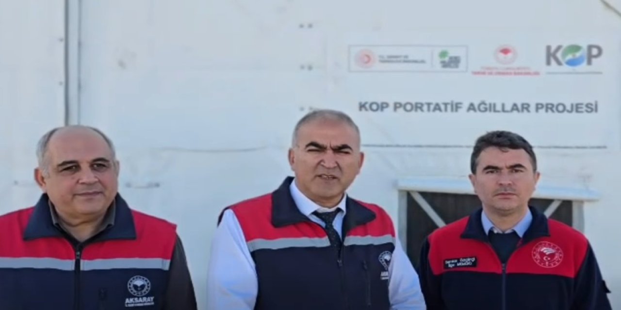 Eskil Eşmekaya’da 28 Portatif Ağıl %50 Hibe ile Üreticilere Dağıtıldı