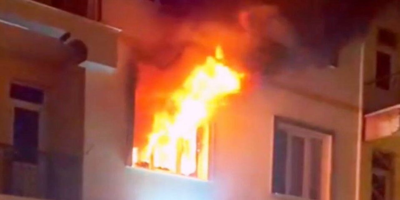 Sultanhanı’nda Yangın: Apartman Dairesi Alevlere Teslim Oldu