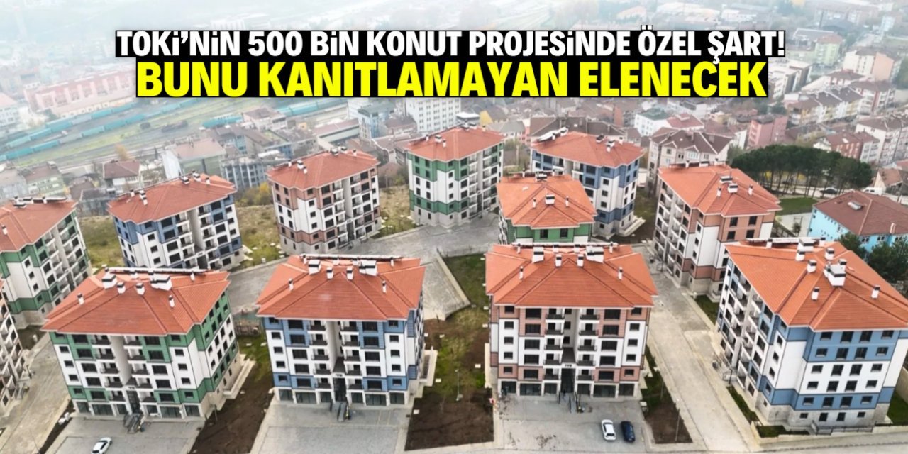 TOKİ 500 Bin Konut Projesinde Kura Heyecanı Başlıyor: Yeni Şartlar Açıklandı