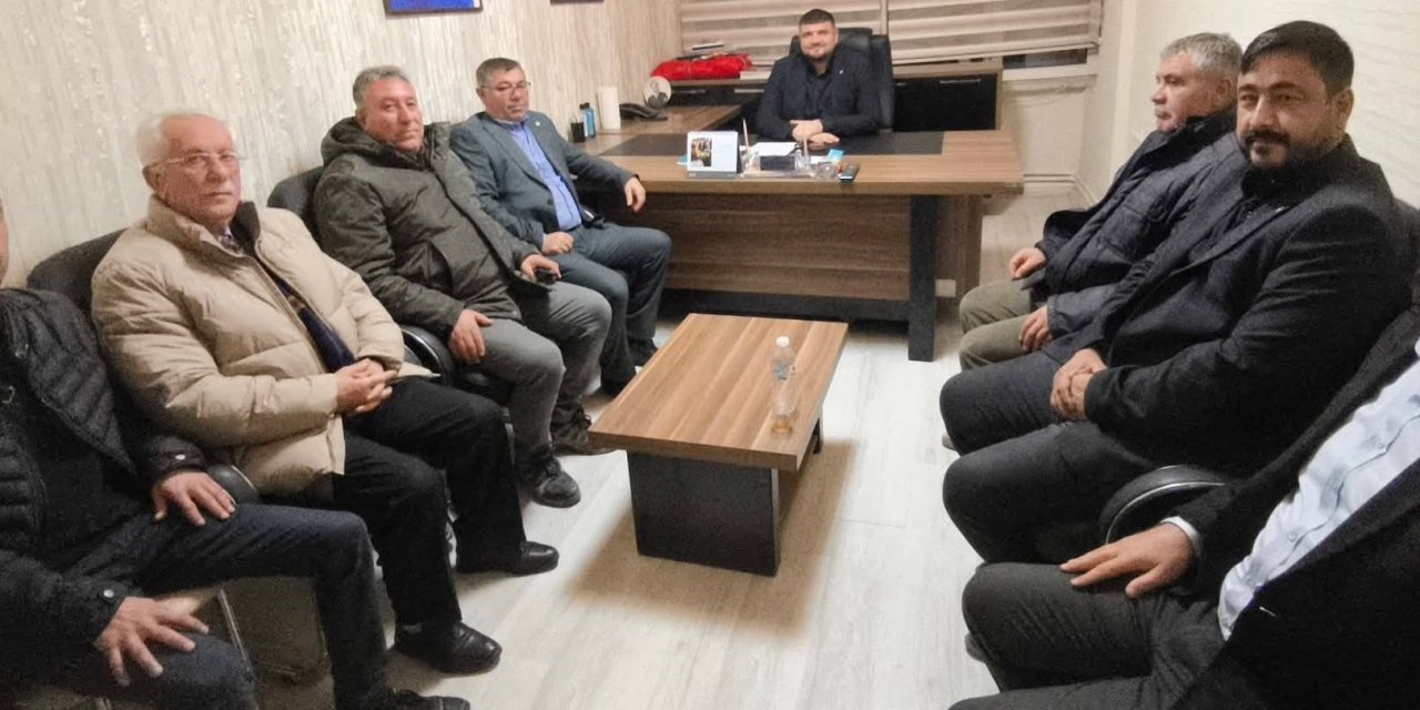 İYİ Parti Eskil İlçe Başkanı Filikci’den İl Başkanlığına Hayırlı Olsun Ziyareti