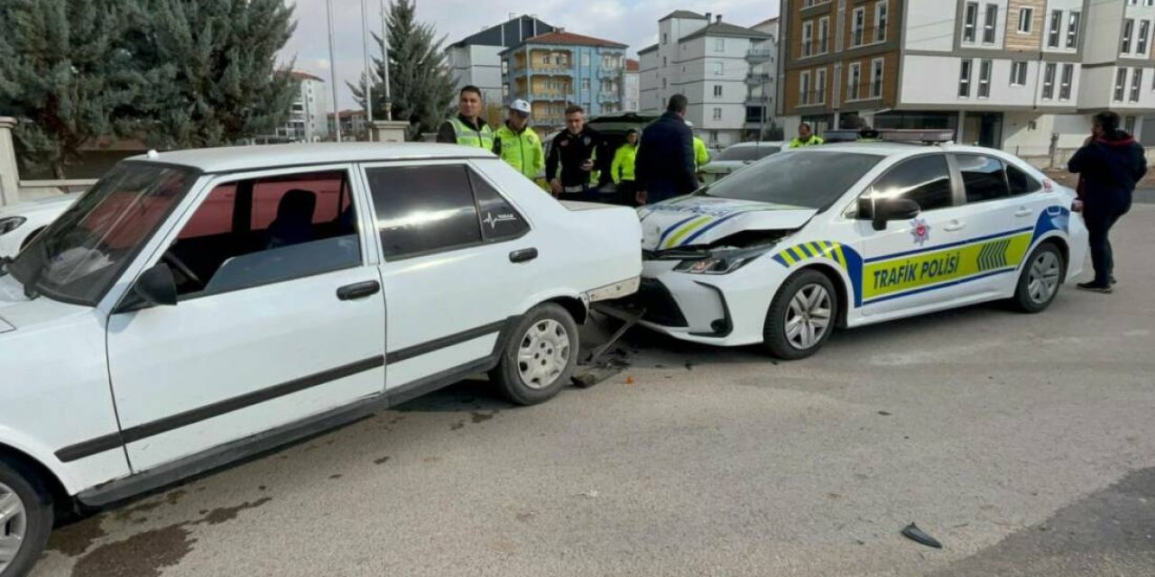 Aksaray’da Polis Kovalamacası Kazayla Bitti: Kadın Sürücü Yakalandı