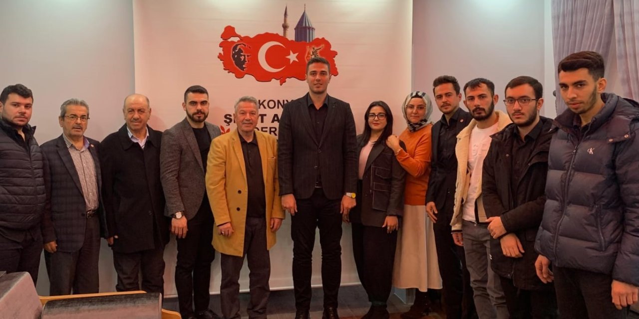 Anahtar Partisi Konya Gençlik Kolları’ndan Şehit Aileleri Derneğine Anlamlı Ziyaret