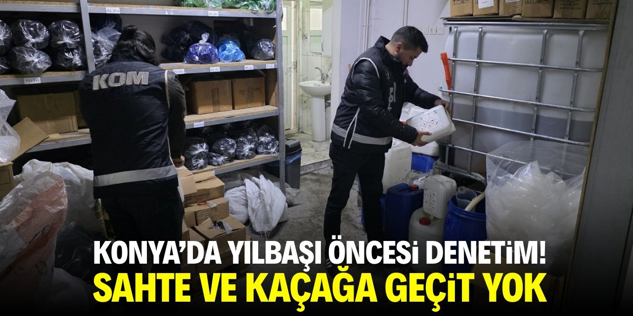 Konya’da Yılbaşı Öncesi Sahte Alkol Denetimi: KOM Ekipleri Sahada