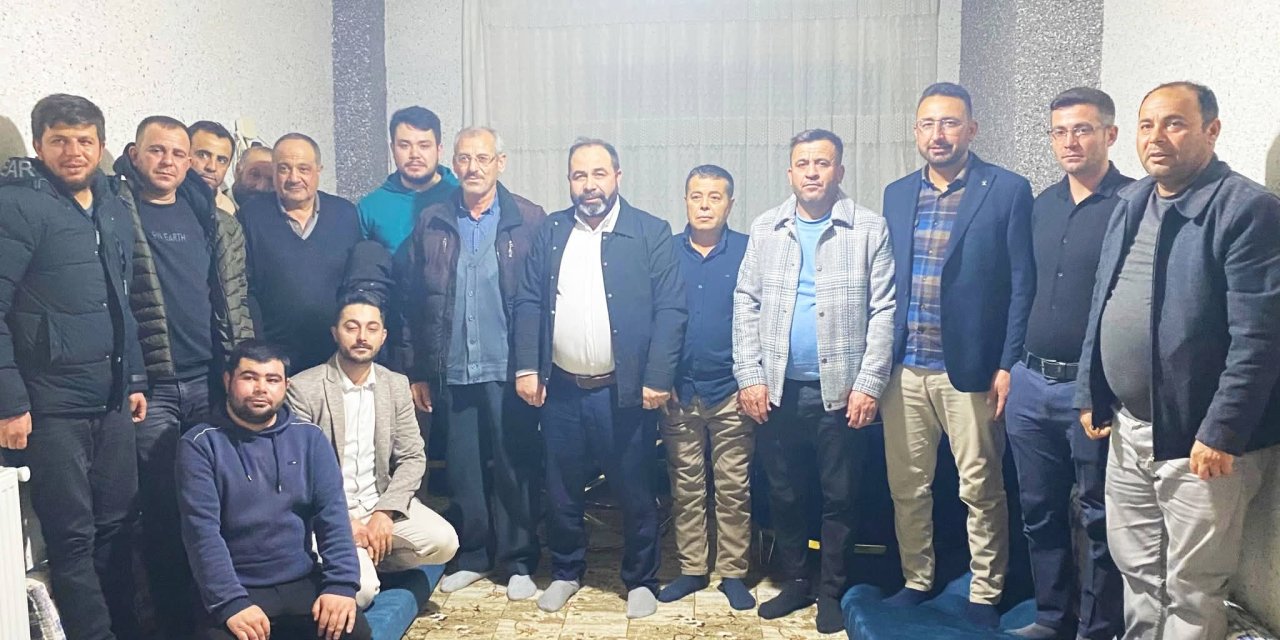 AK Parti Eskil İlçe Başkanı Bayram Yalvaç  Çulfa'da Vatandaşlarla Buluştu