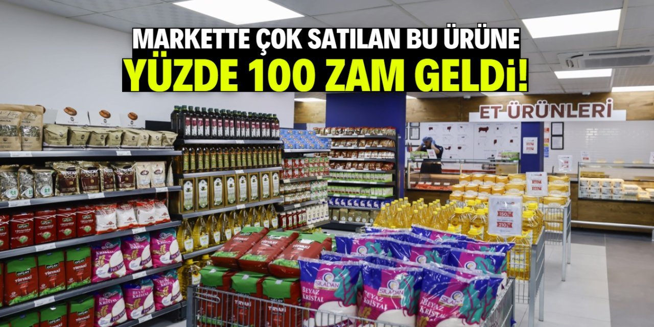 Marketlerde En Çok Alınan Ürüne Yüzde 100 Zam: Poşet 1 TL Oldu